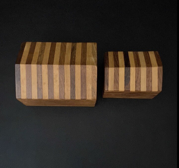 Archana handcrafted nested boxes Lot Of 2
