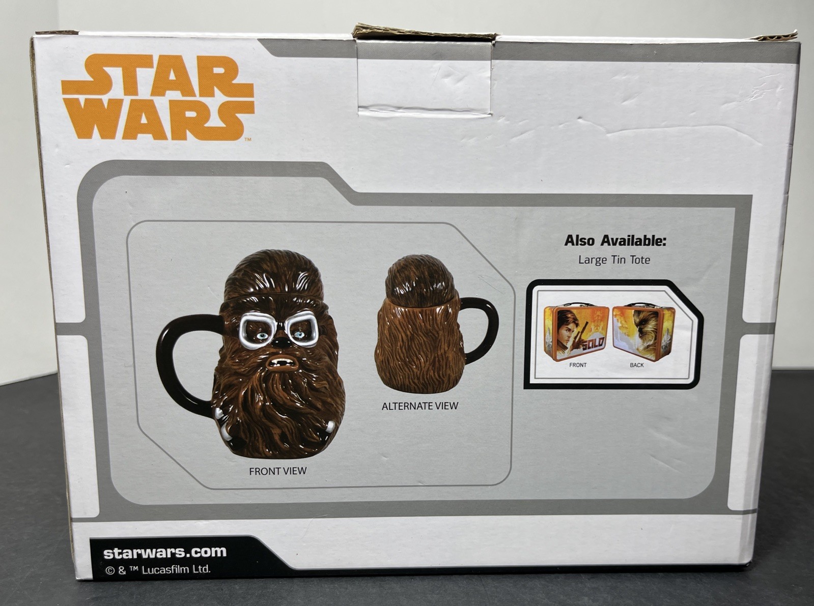 Star Wars Chewbacca Sculpted Ceramic Mug Large 20 Oz 591 ML Disney New In Box