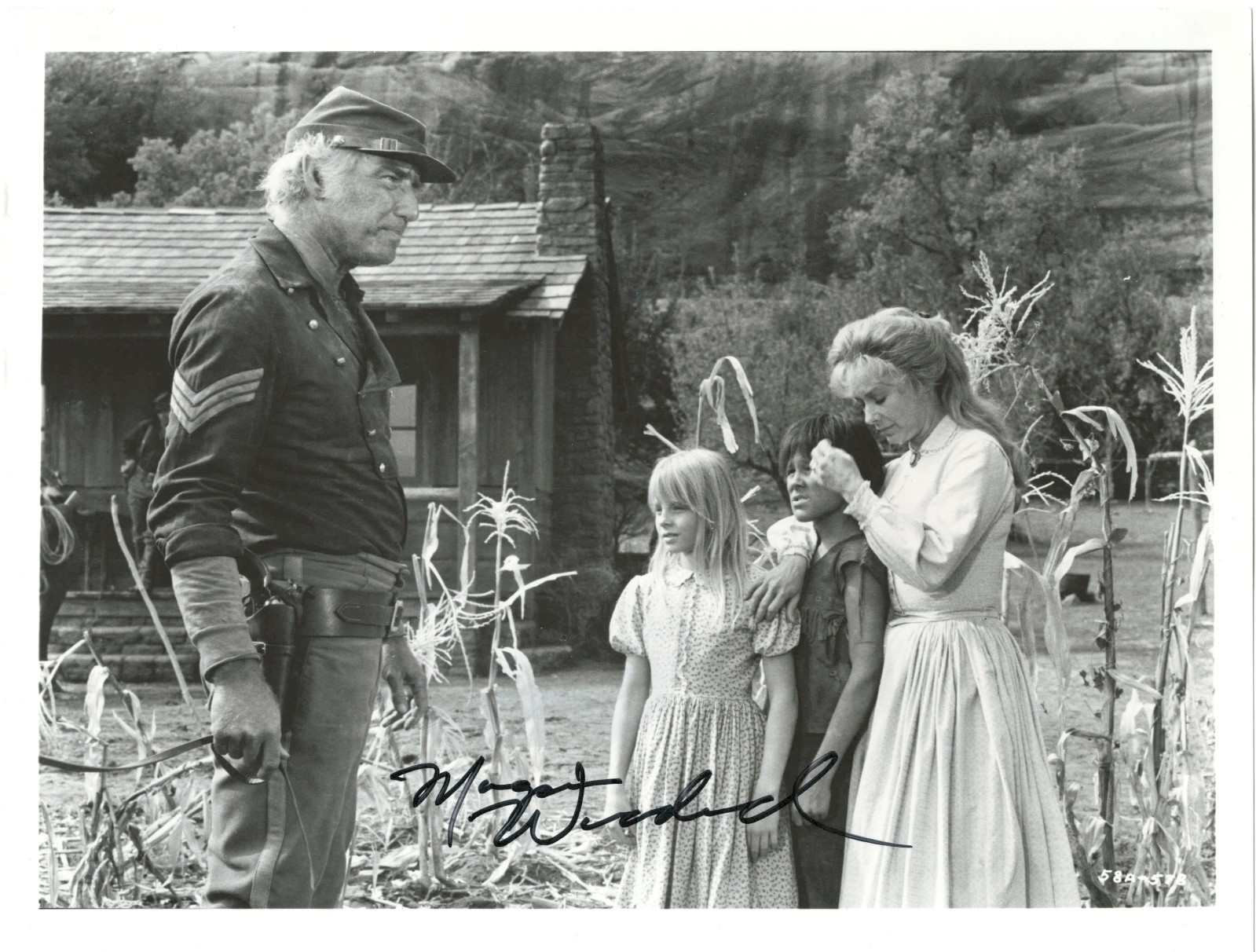 Thomas Woodward. Dallas. Star Trek. Signed 10×8 vintage Western movie photo. COA