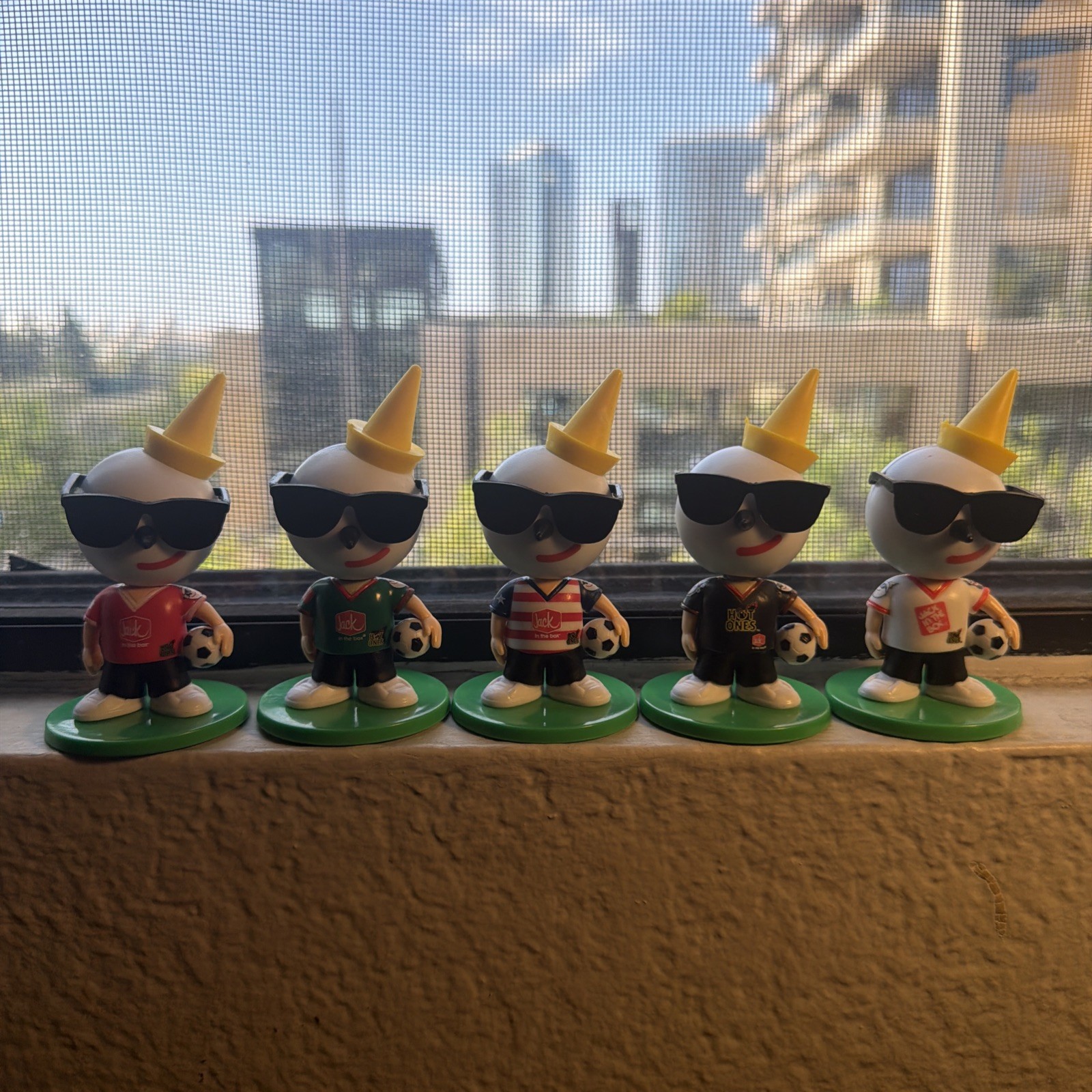 Jack in the Box: Mini World Cup Soccer Bobbleheads 2026 COMPLETE SET