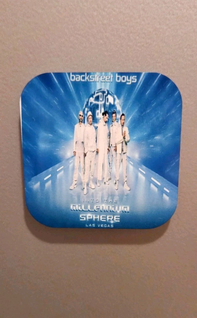 Backstreet Boys Millennium AT The Sphere Locker Fridge Magnet