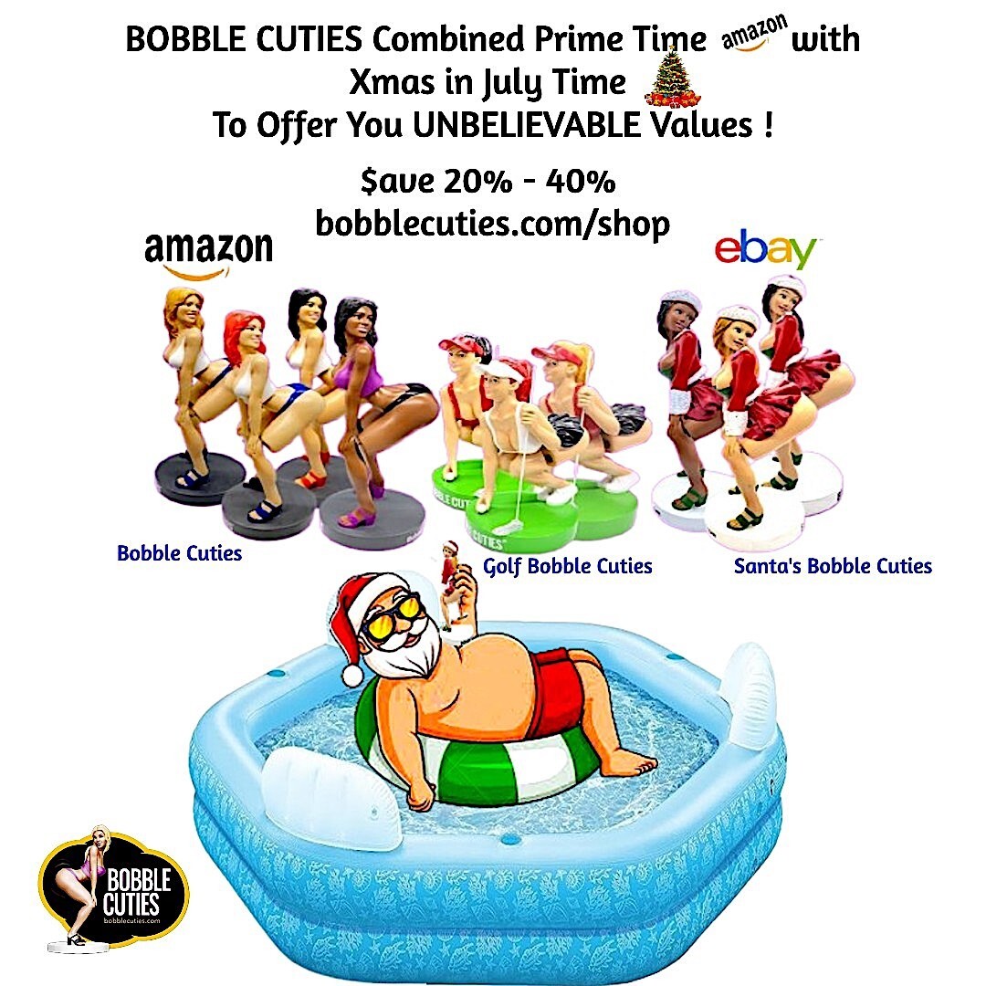 REDHEAD Bobble Cuties Primed its Pricing to include Our XMAS IN JULY $ALE $AVE