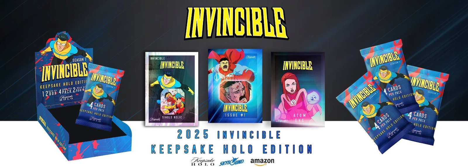 2025 Keepsake Invincible Season 1 HOLO Edition Factory Sealed Box