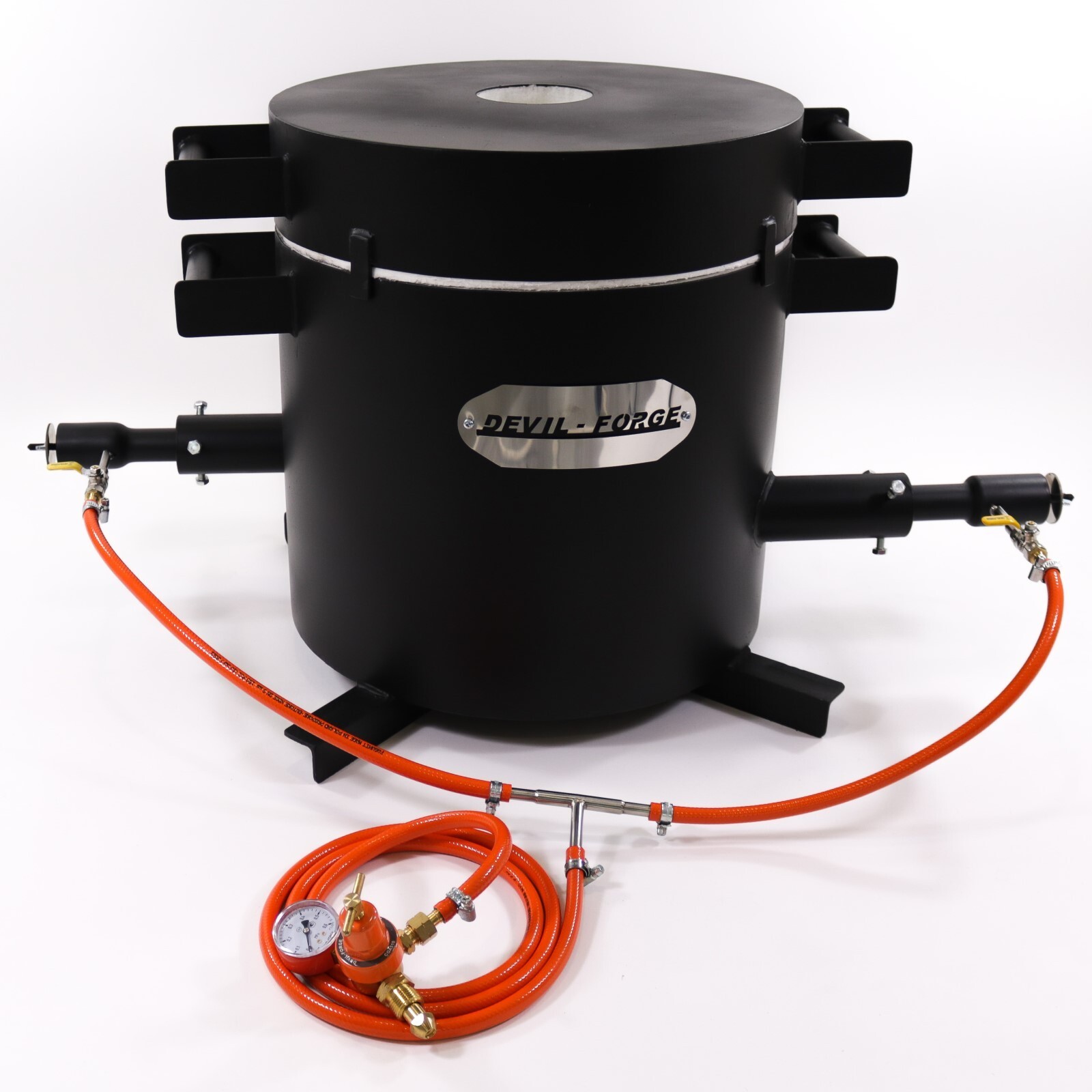 DEVIL-FORGE FB3Hb–20KG Gas Propane Melting Furnace Forge Burner +Crucible USA