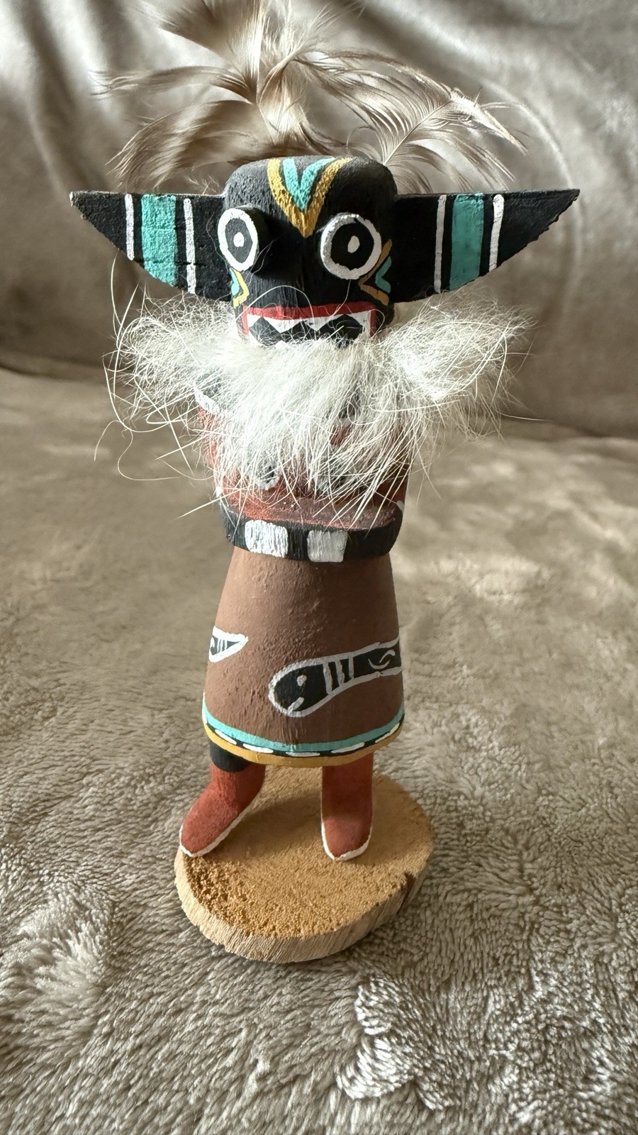 Vintage Hopi Kachina Doll 5 Inches Tall Early To Mid 1900s Perfect Condition