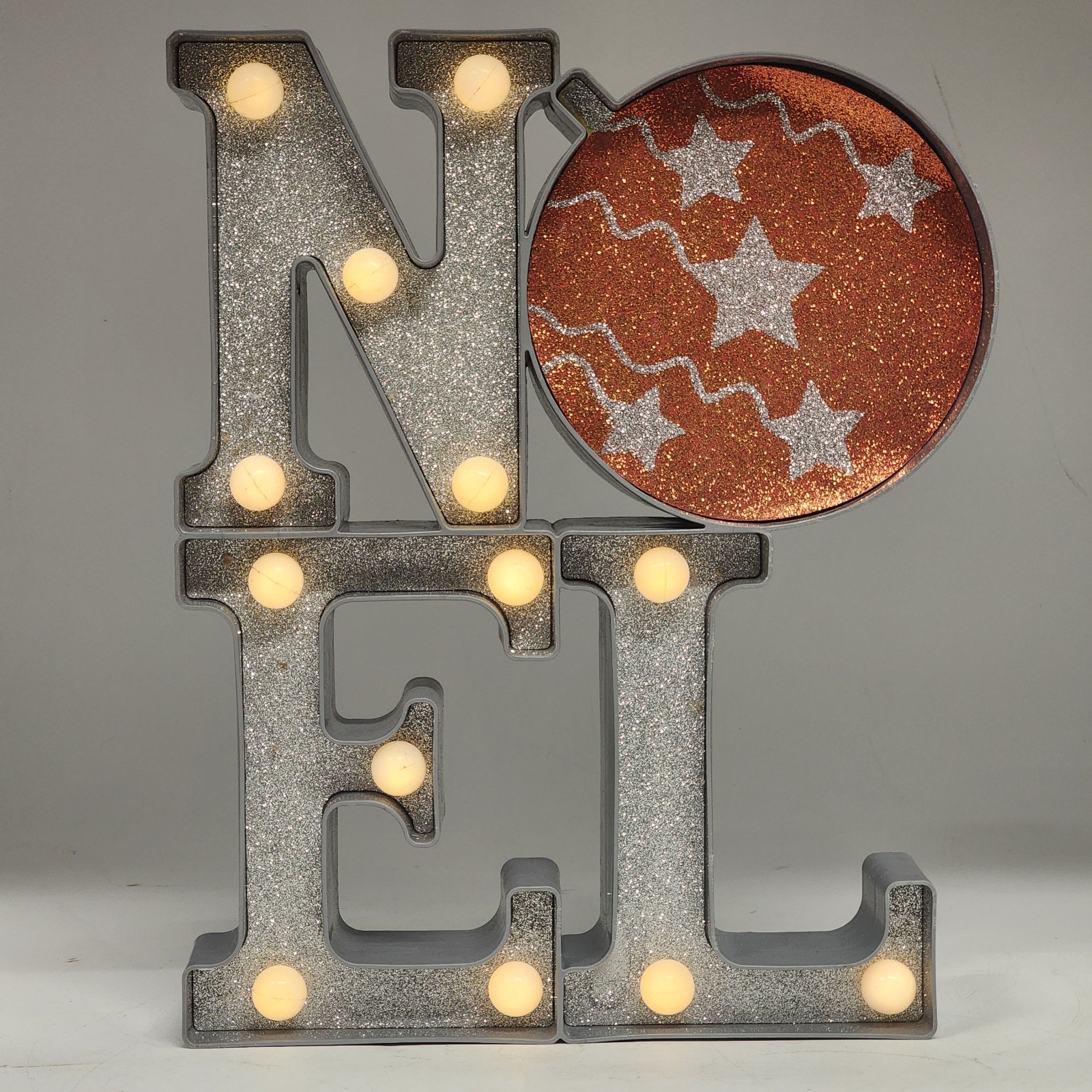 NOEL Sign Mr Christmas Illuminated Marquee Letters Indoor/Outdoor Decor China