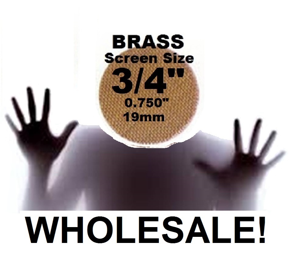 100+ Count (.750″) (3/4″) PipescreenZ™ BRASS PIPE SCREENS – Made in the USA !!