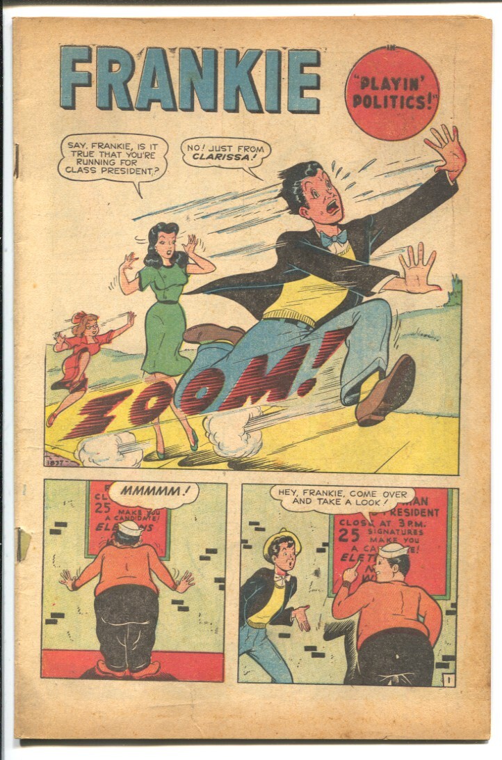 Frankie #8 1947-Marvel-GGA by Sekowsky and Weiss-Stan Lee-Margie-Georgie-P