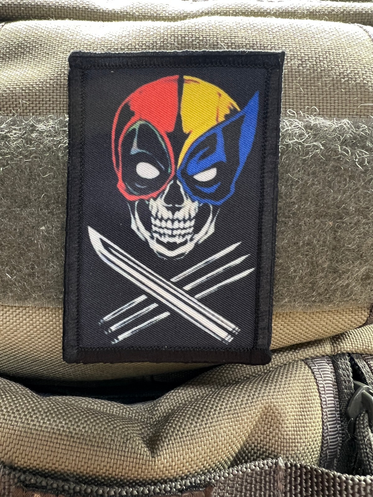Deadpool Movie OUCHIE Morale Patch Tactical ARMY Hook Military USA Badge Flag