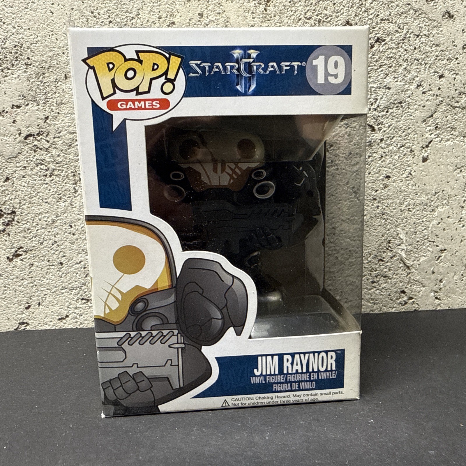 Funko Pop! Games StarCraft II Jim Raynor Vinyl Figurine #19 W Box VAULTED