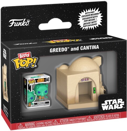 Funko Bitty POP!: Town: Star Wars – Towns Greedo and Cantina [New Toy] Vinyl F