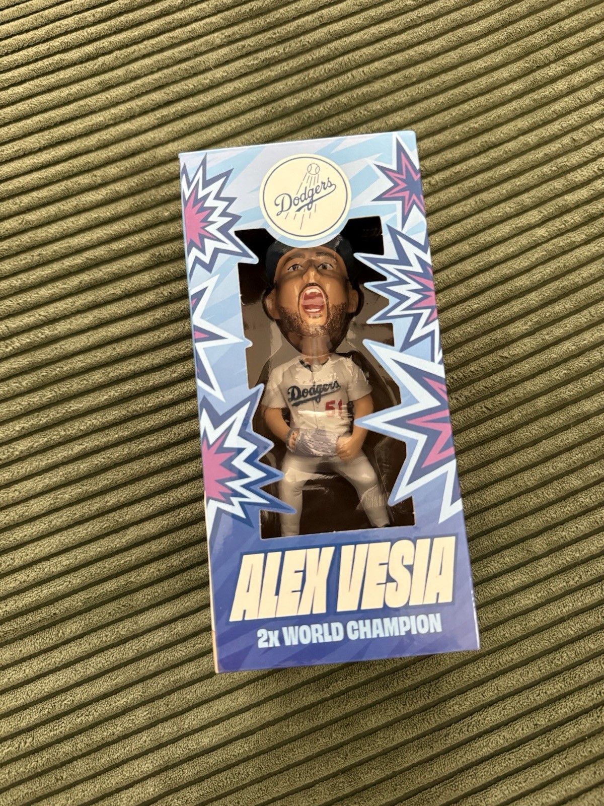 ⚾️ Alex Vesia Dodgers 1st SGA Bobblehead 5/29/26 ⚾️ New in box