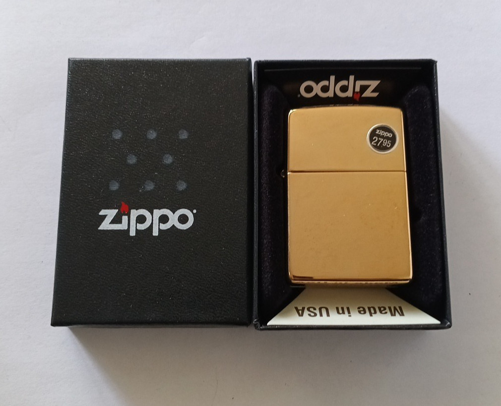 Zippo Polished Brass Lighter 254B/ #9