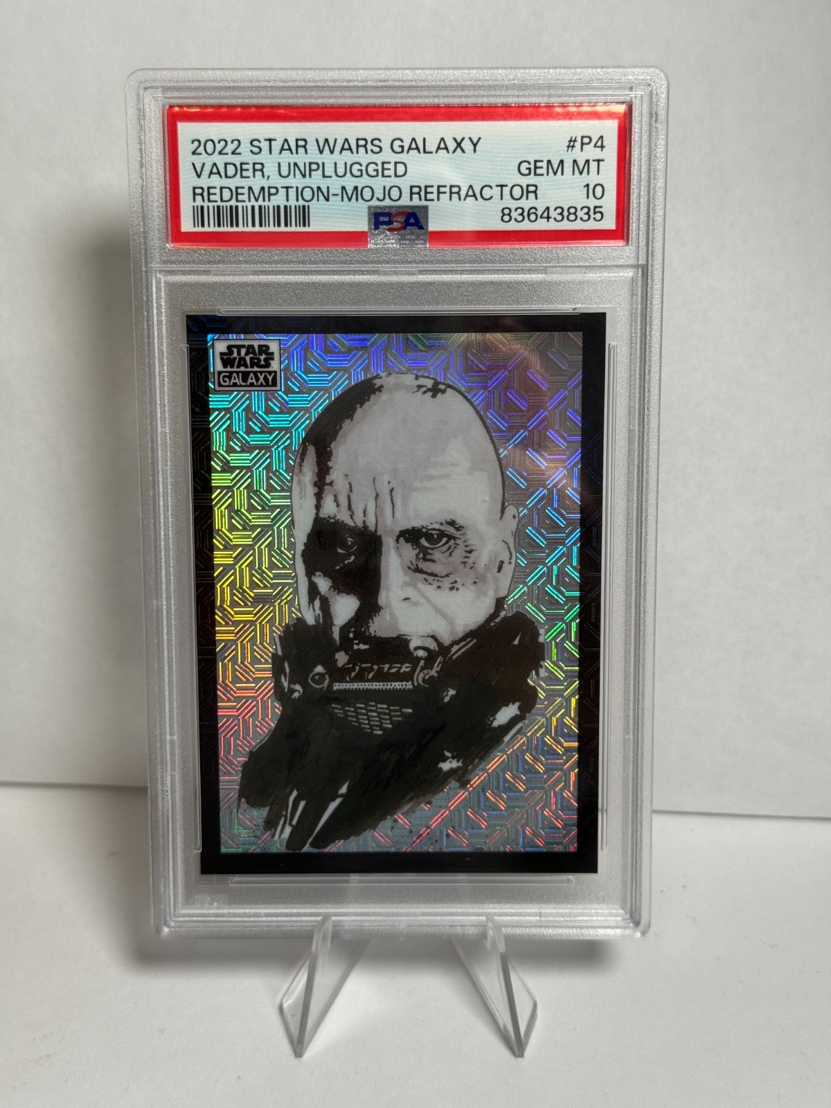 2022 Star Wars Galaxy Vader Unplugged MOJO Refractor #’d /50 – PSA 10 GEM MINT