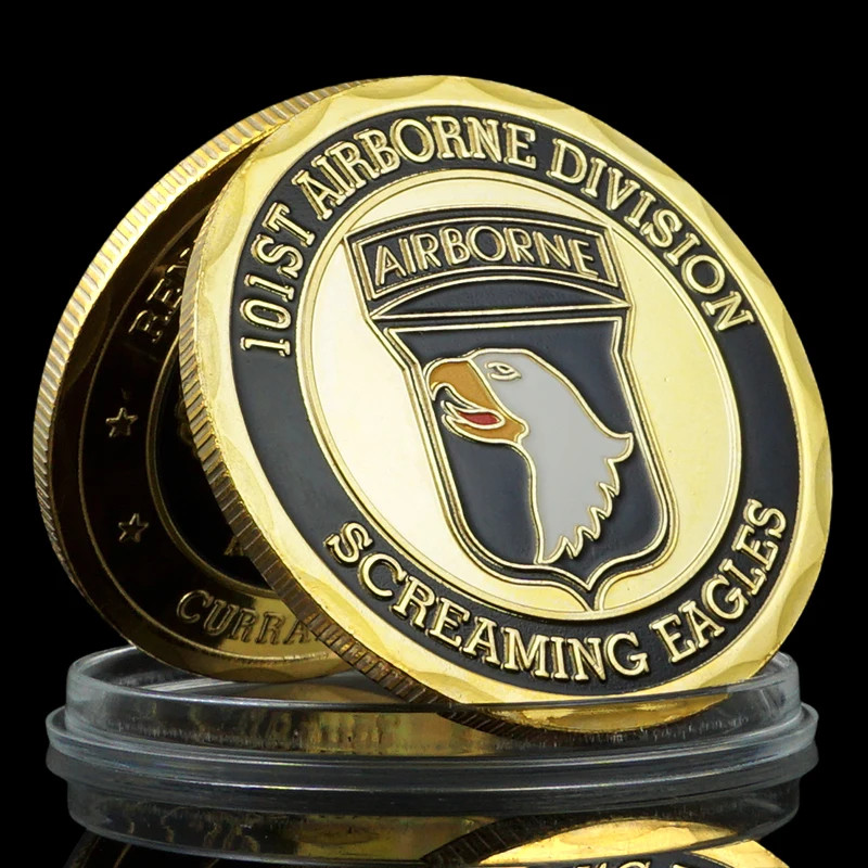 Army 101st Airborne Screaming Eagles Challenge Coin Collectable Commemorative
