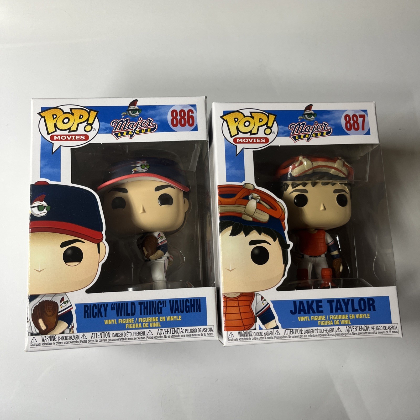 Funko Pop! Major League – Ricky Vaughn 886 and Jake Taylor 887