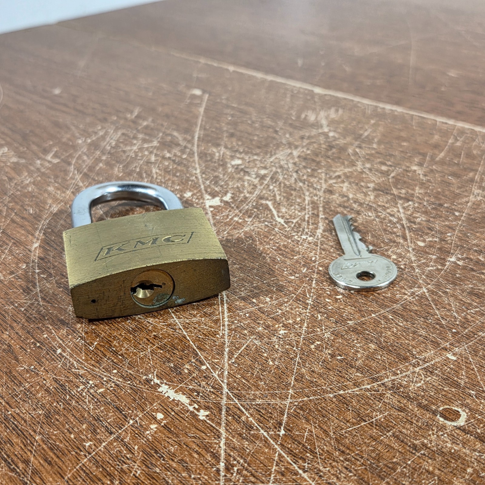 Vintage KMC Brass Lock