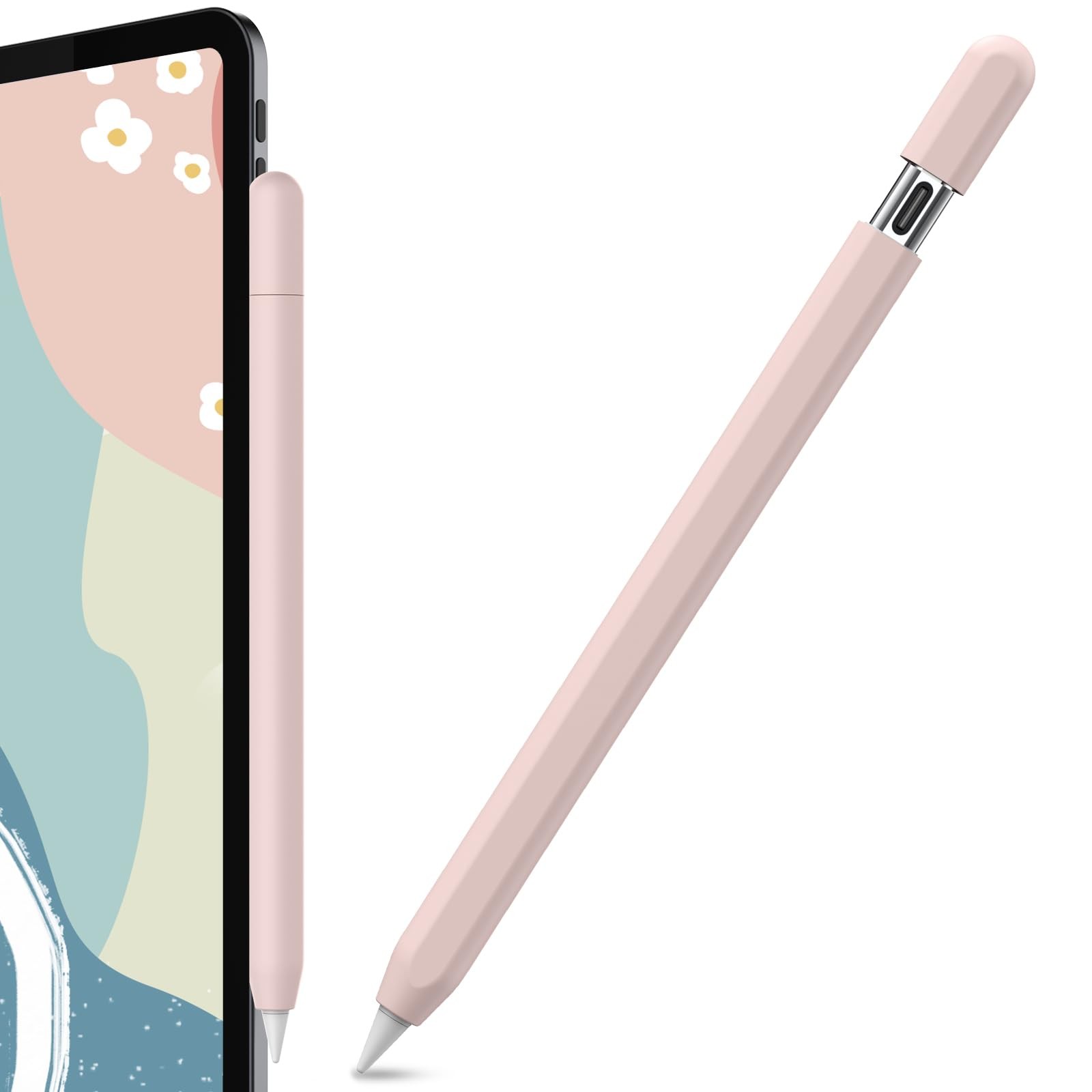 AhaStyle Silicone Case for Apple Pencil (USB-C) 2023 Ultra Thin Protective Co…