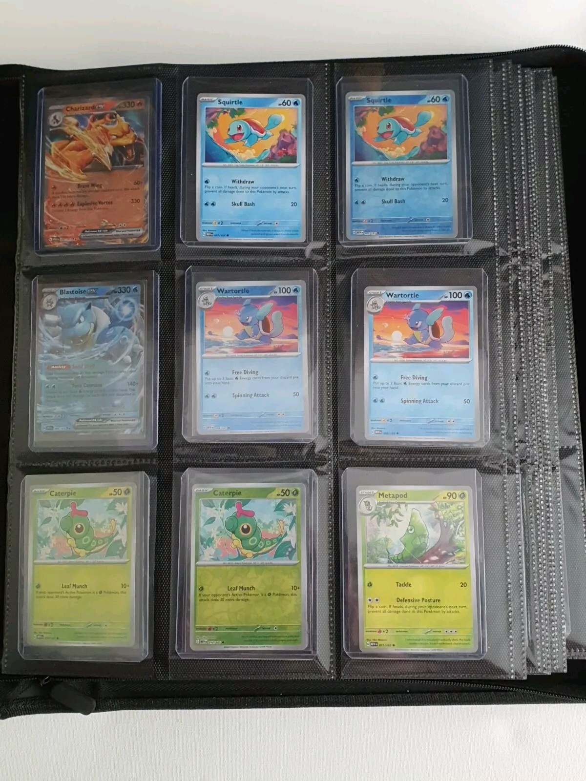 Pokemon 151 complete Set. Reverse Holo, Holos, Ex,+ TOPLOADER BINDER + Promo’s