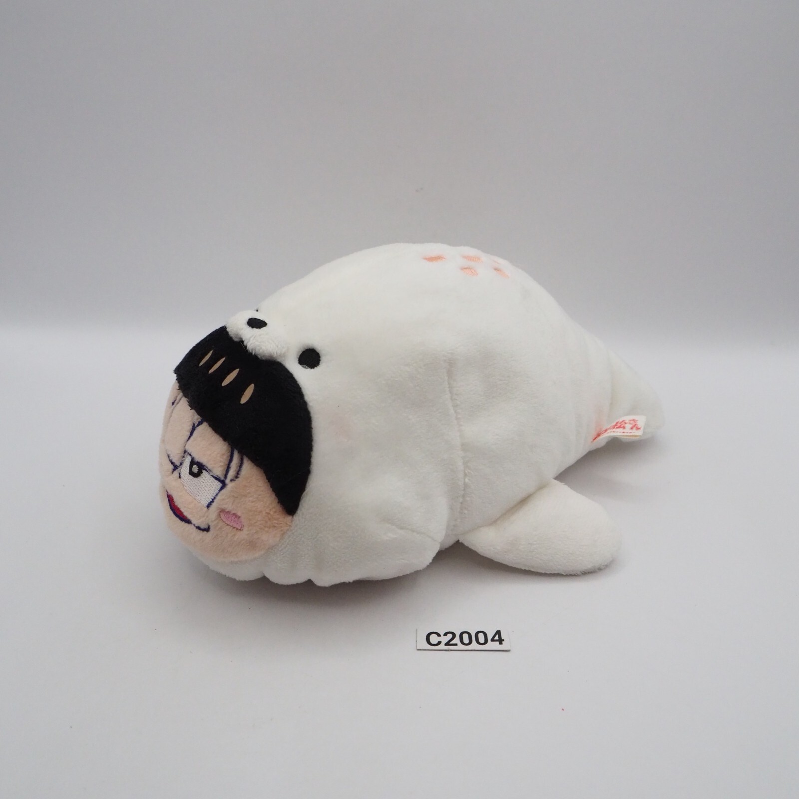 Osomatsu san C2004 ichimatsu White Seal Goma Plush 7″ Goromatsu Toy Doll Japan