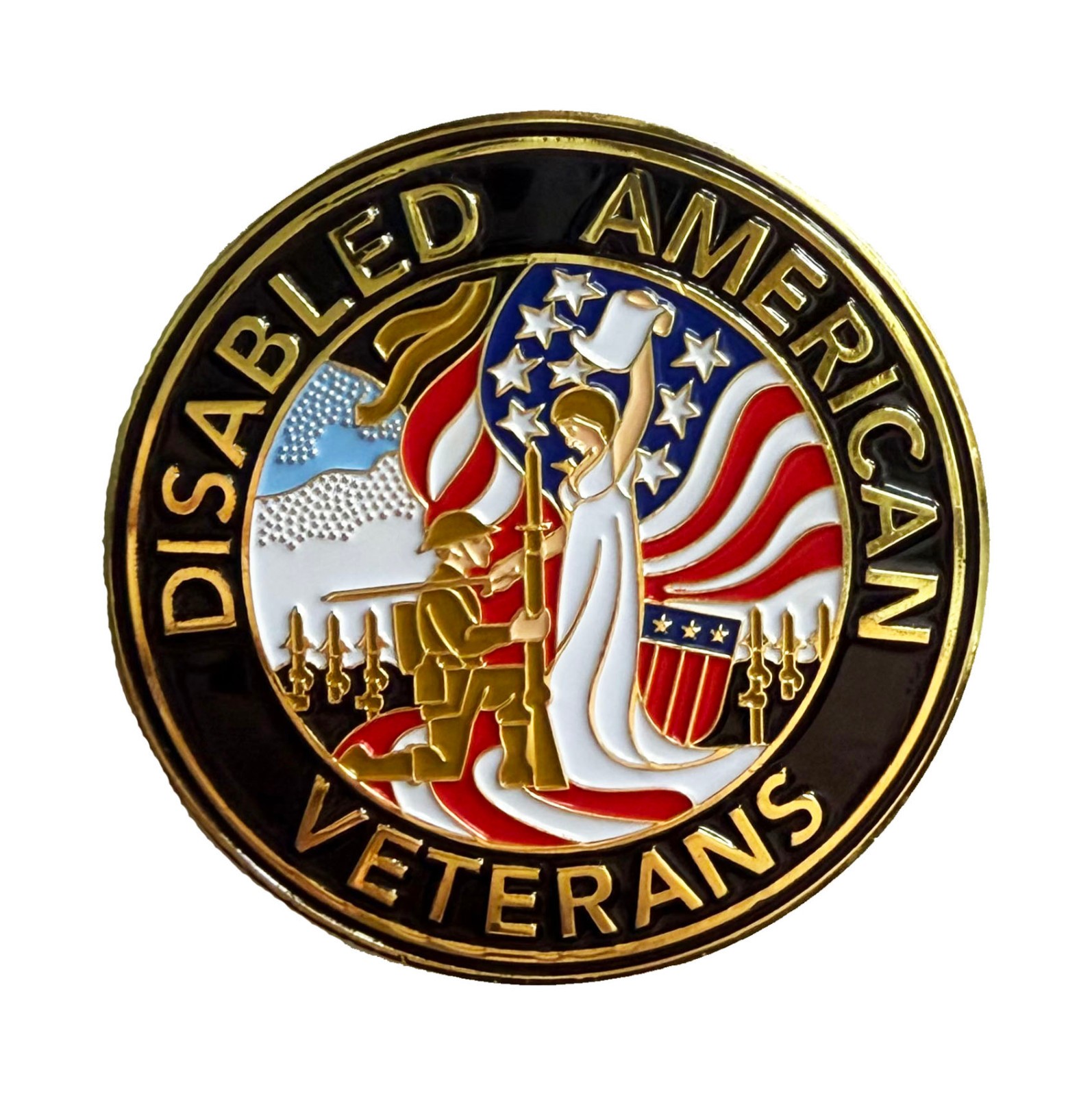 Disabled American Veteran Coin-Veteran Owned Business