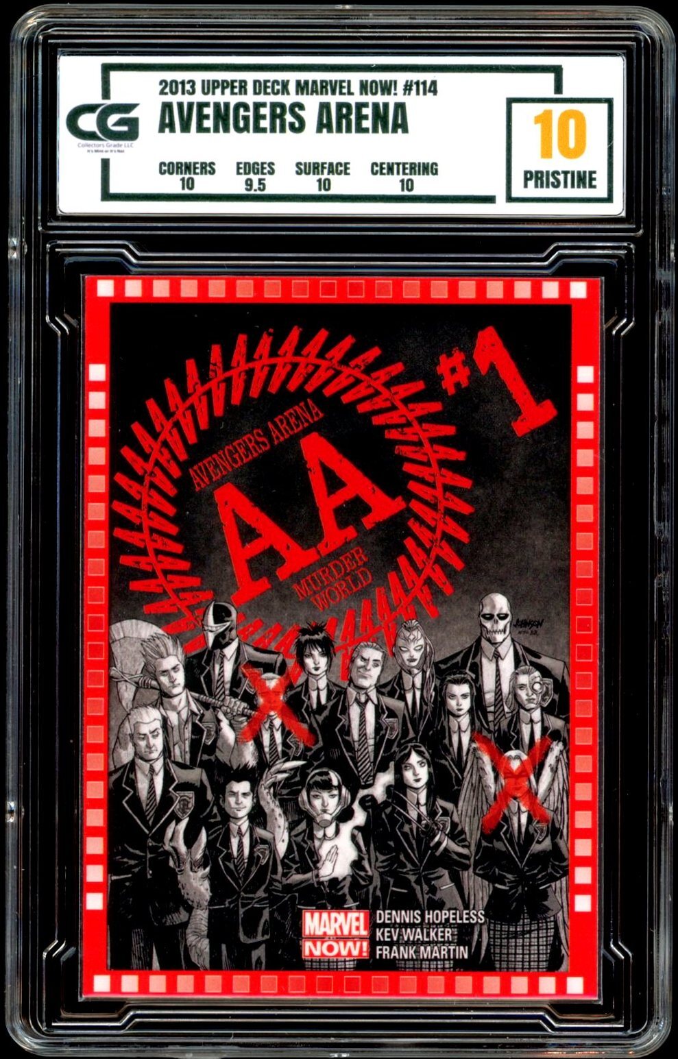 2013 Upper Deck Marvel Now! #114 Avengers Arena ~ CG 10 PRISTINE