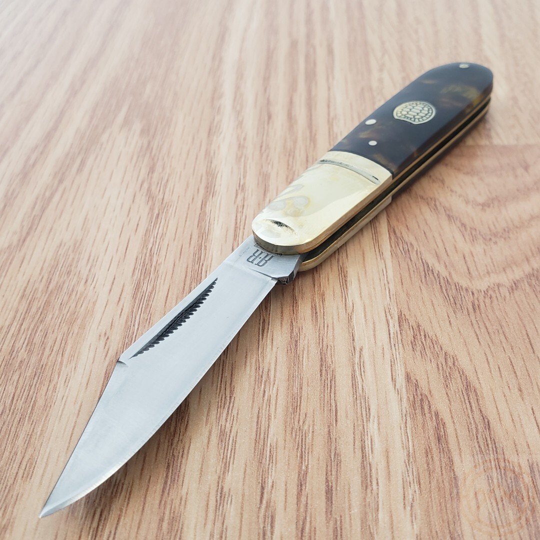 Rough Ryder Barlow Folding Knife Stainless Clip Point Blade Synthetic Handle