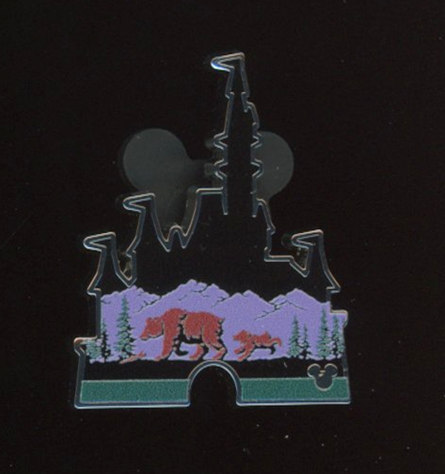 2026 WDW Castle Series Wave A Wilderness Lodge Hidden Mickey Pin