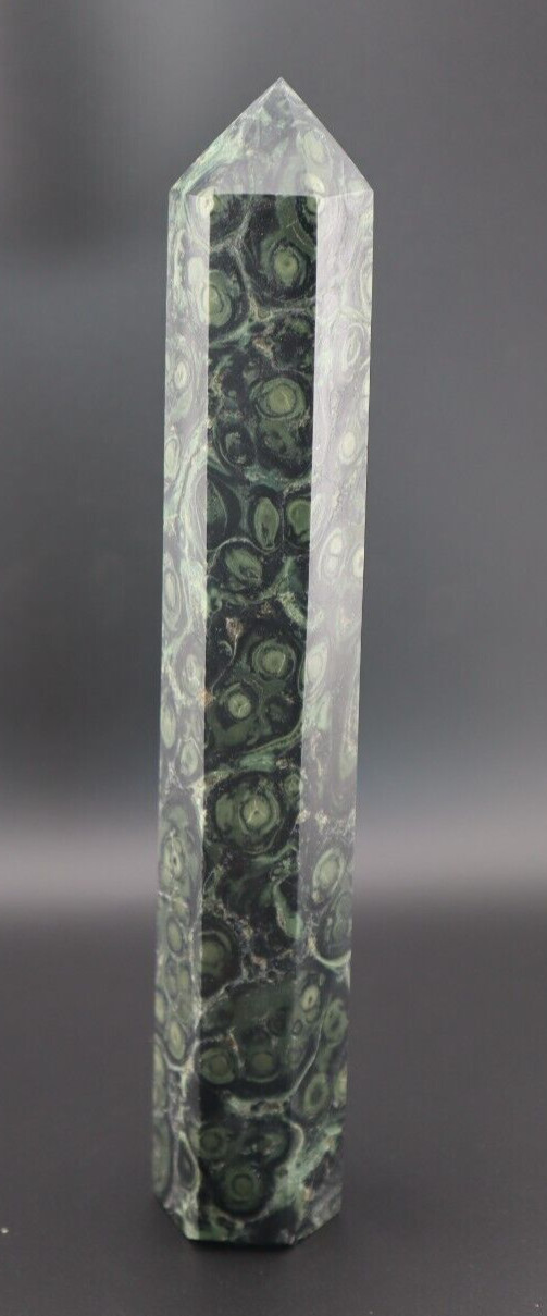 LARGE KAMBABA JASPER TOWER (ABOUT) 10 INCHES TALL/ 678.7 GRAMS
