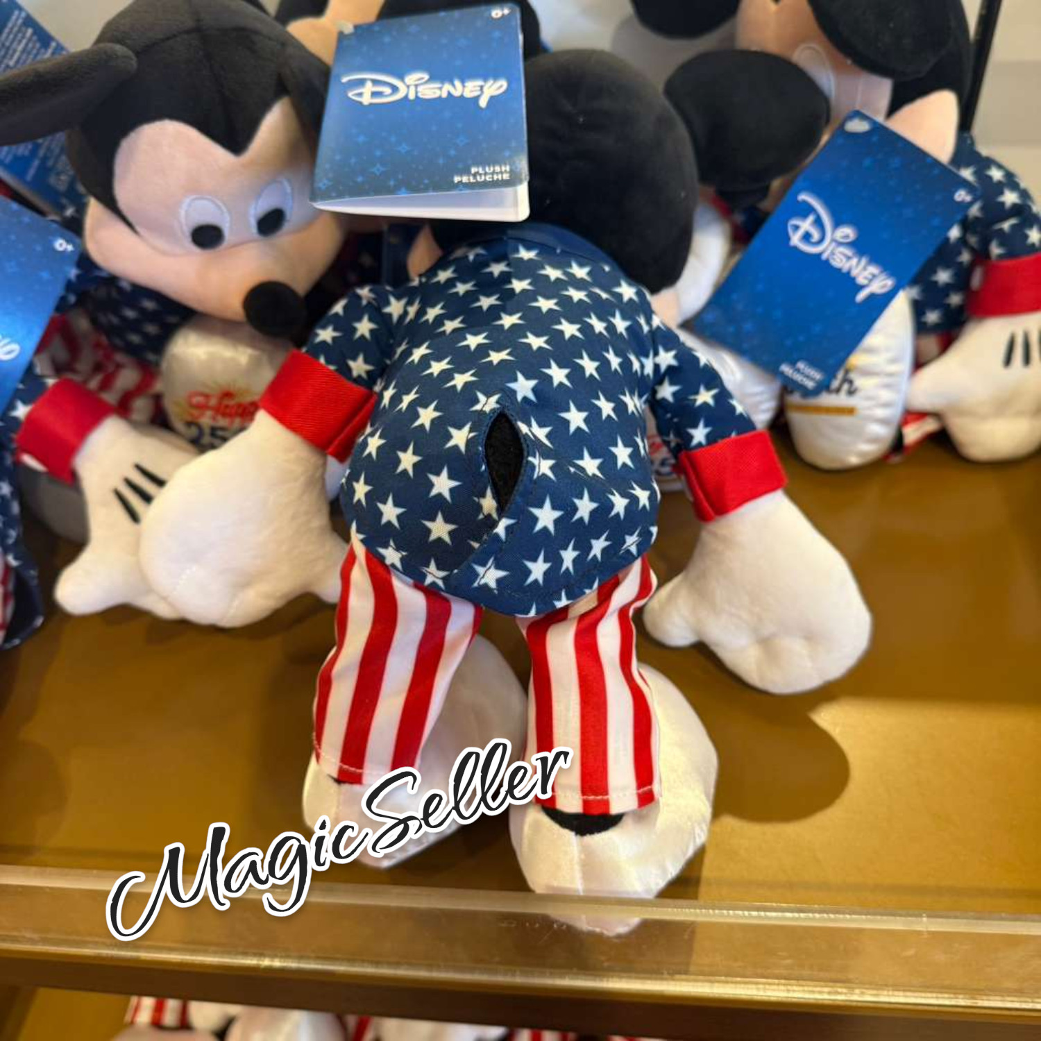 2026 Disney Parks Mickey Mouse Americana Plush – 11” New