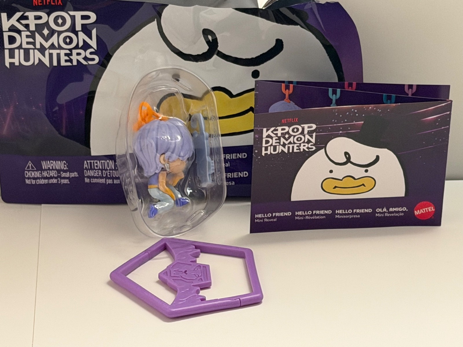 2026 Mattel Netflix KPop Demon Hunters Saja Boys Mystery Mini-Figure Keychain