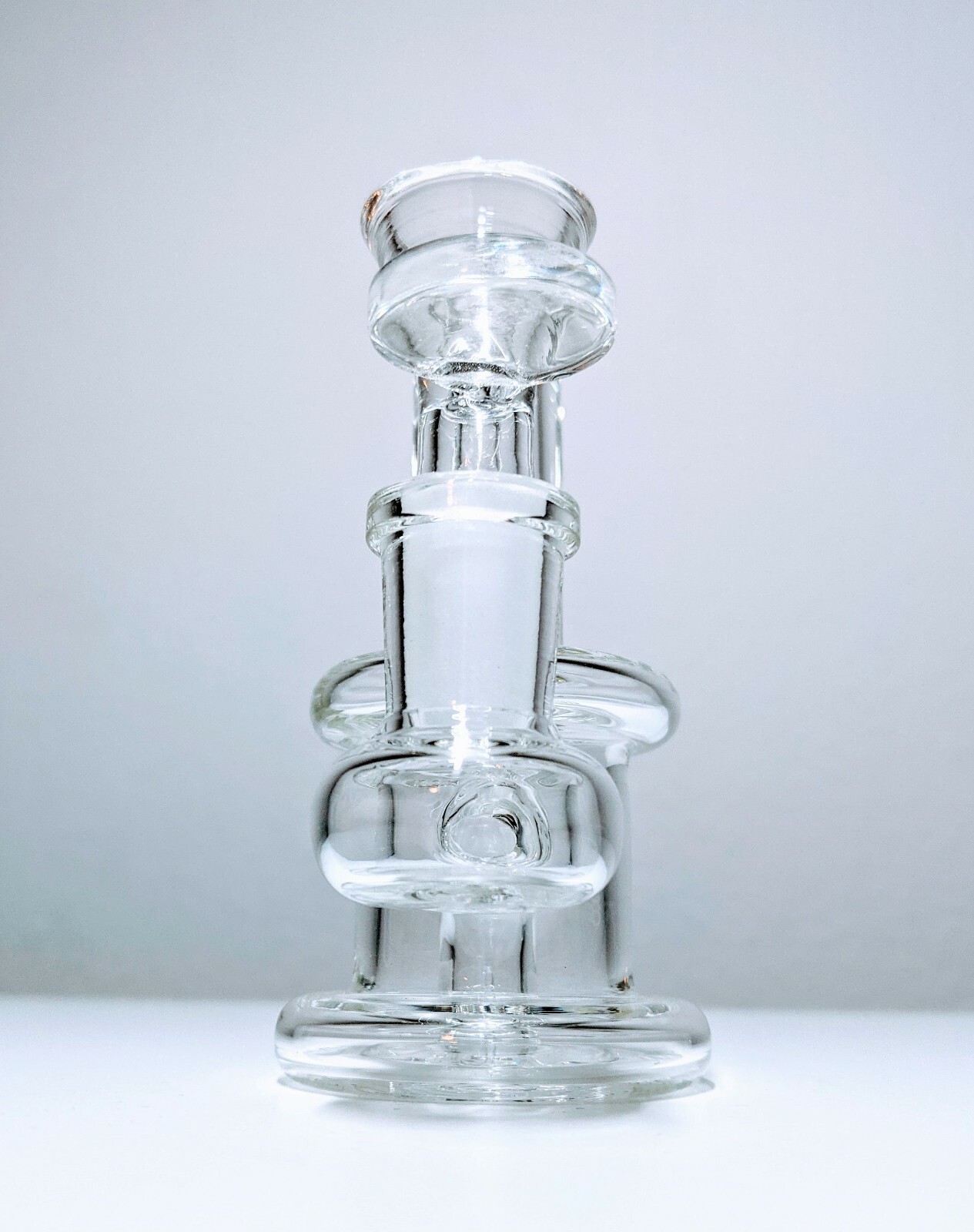 4.5″ Mini Glass Bong Diffused Perc Premium Quality Water Pipe Hookah Bubbler