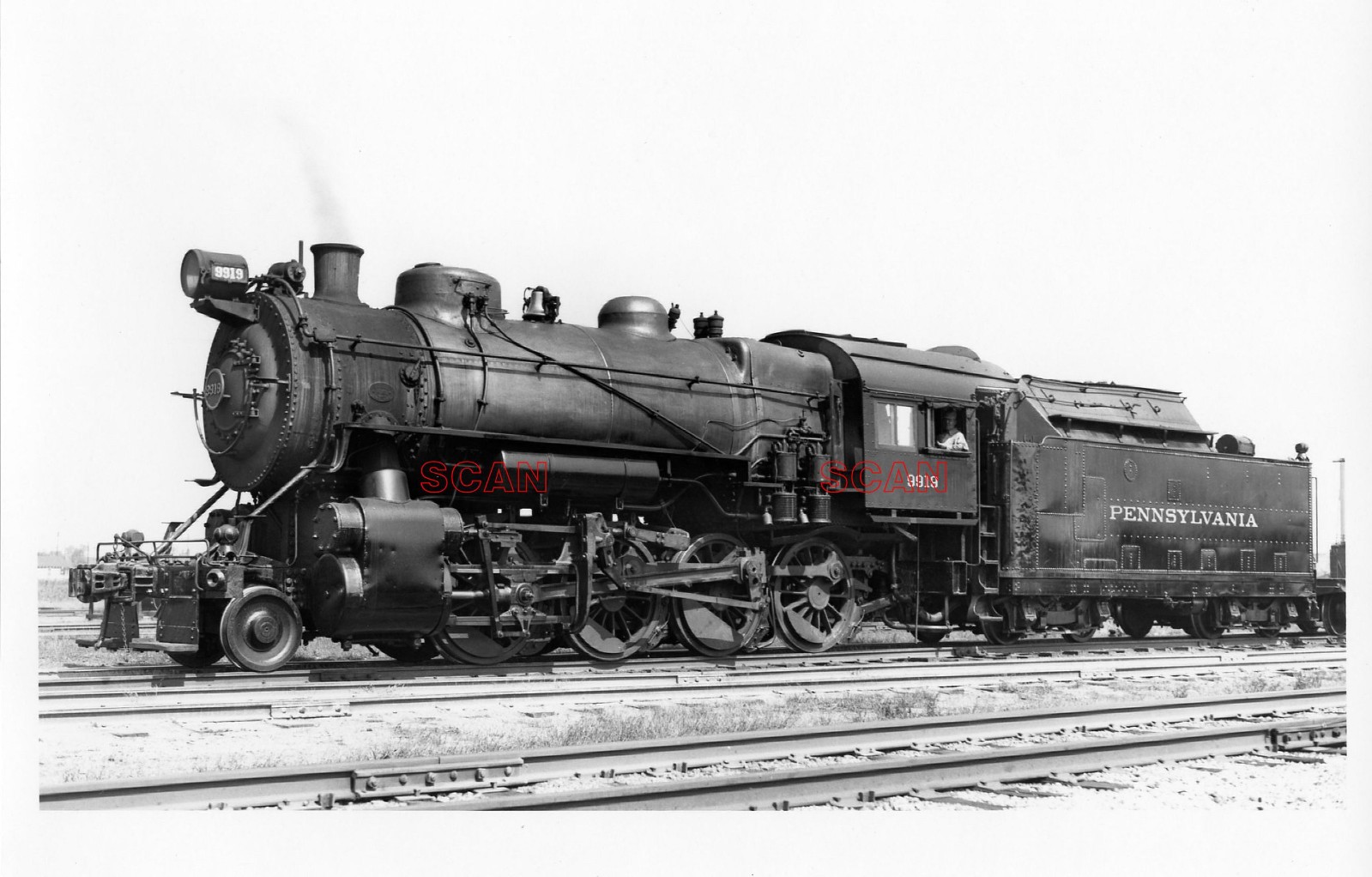 25DD774 RP 1930s/1970s PENNSYLVANIA RAILROAD 280 LOCO #9919 E ST LOUIS