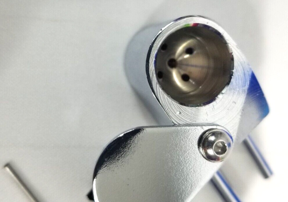SOLID BRASS Metal Smoking Proto Pipe Style Nickel Plated