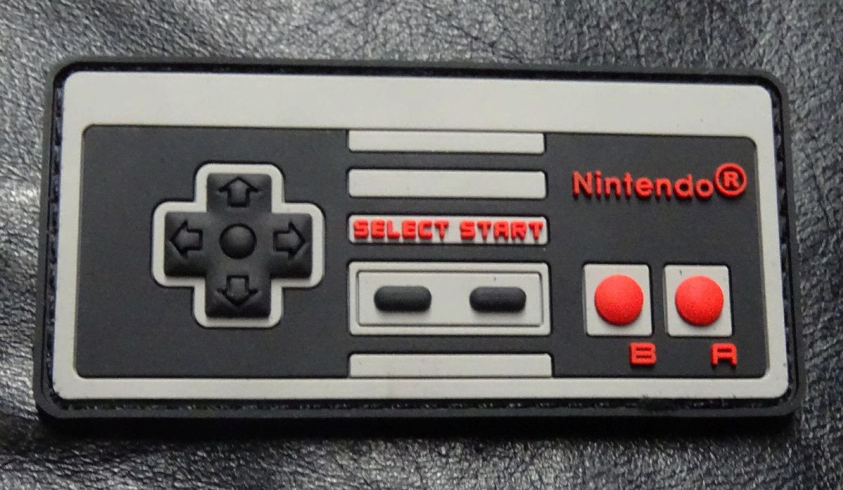 Game Controller Nintendo Retro Classic 3.0 inch Patch (PVC RUBBER-PVN-1)