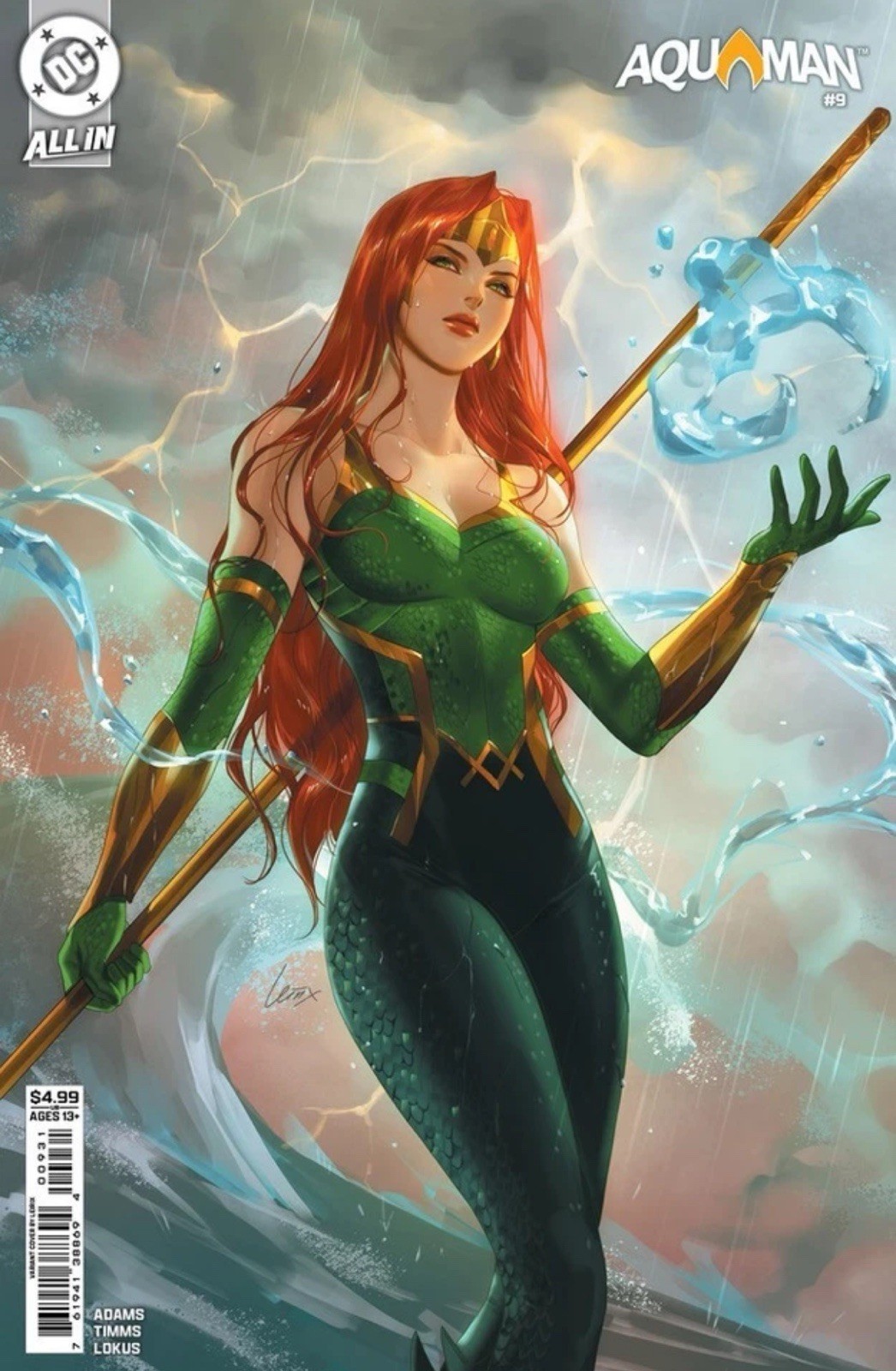 Aquaman #9 Cover C Lesley Leirix Li Card Stock Variant NM 2025