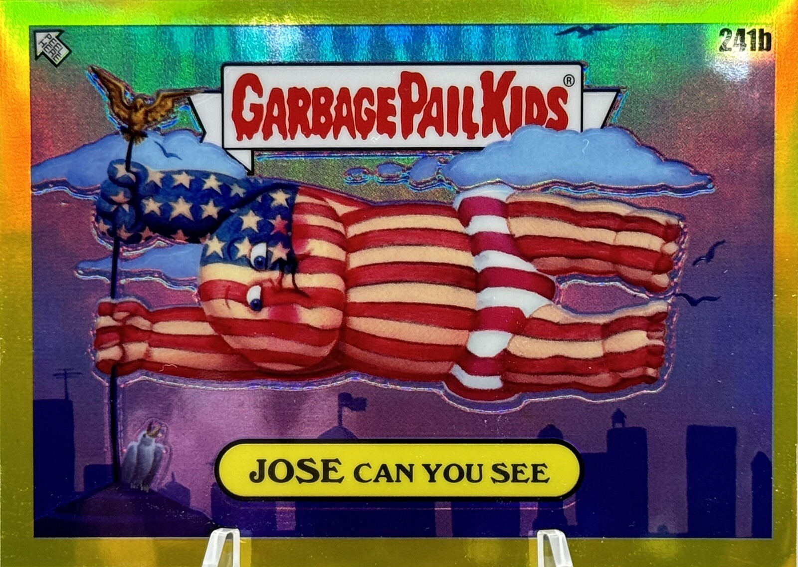 2023 Topps Garbage Pail Kids Chrome 6 – Jose Can You See 241a [YELLOW] 154/275