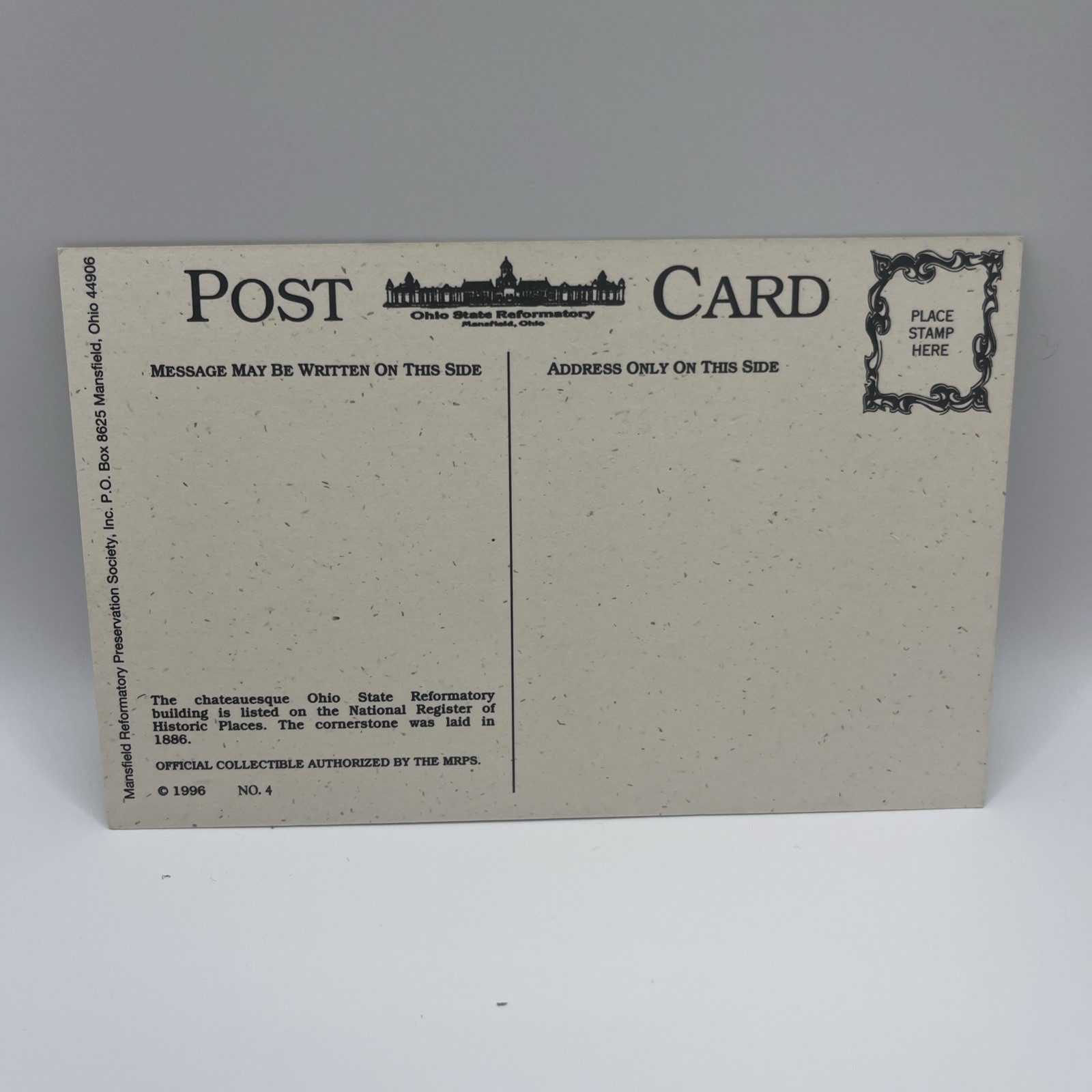 Mansfield Reformatory, Private Dining Room & Kitchen, Ohio Postcard 1996
