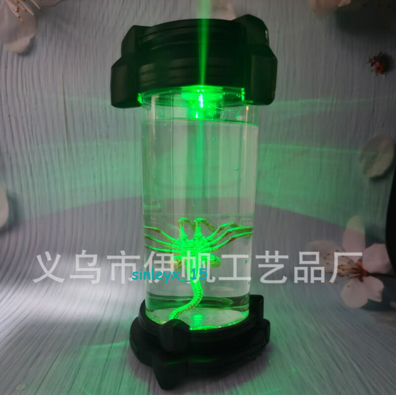 NEW Alien Romulus Regal Popcorn Facehugger LED Bucket Water Tank Cosplay Prop