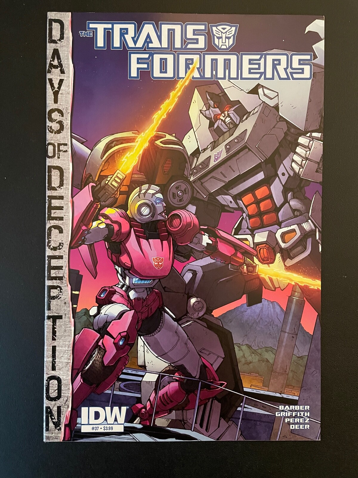 Transformers Days of Deception 37 Arcee High Grade IDW Comic D14-60