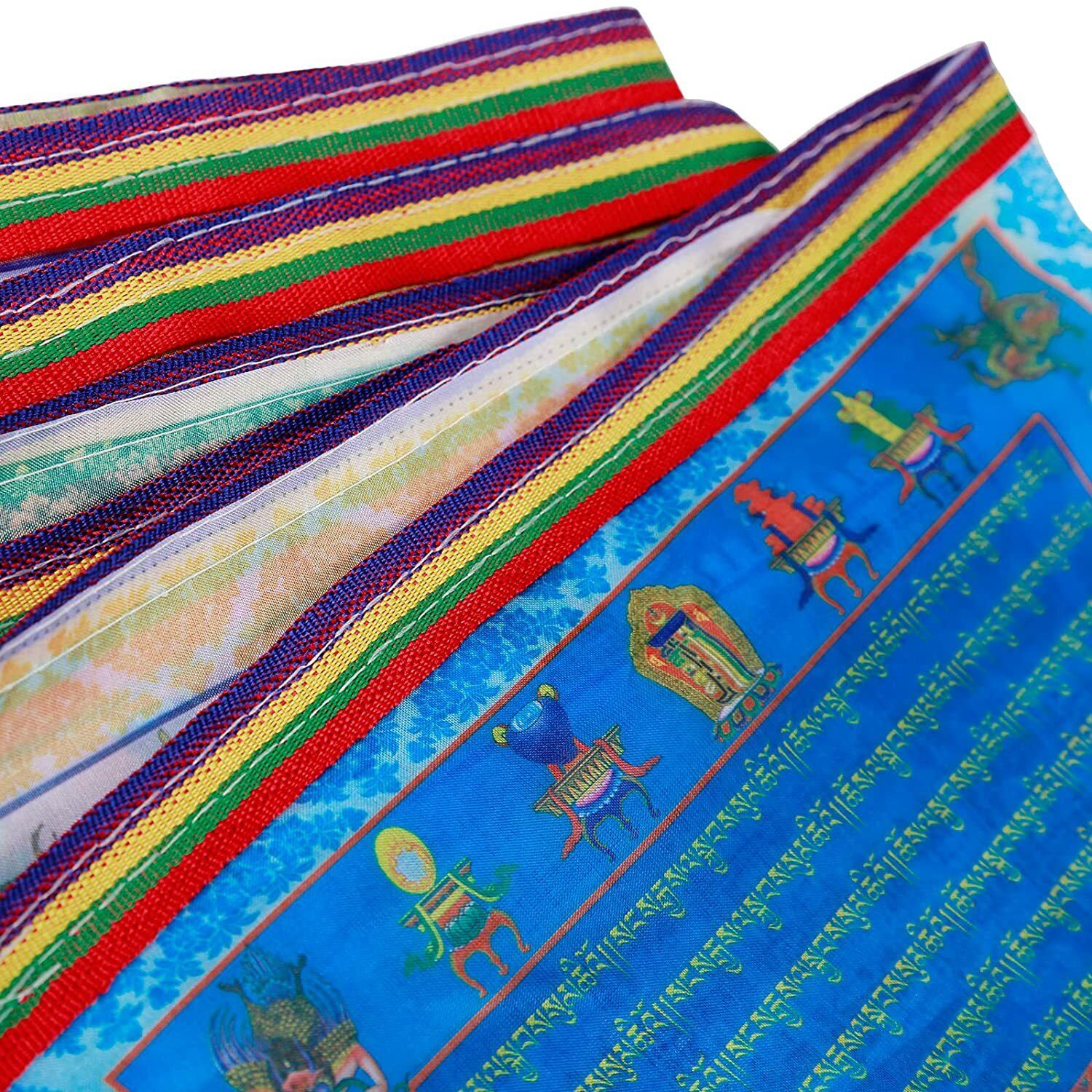 Tibetan Buddhist Prayer Flags 20Pcs Outdoor Meditation Traditional 11×14 inches