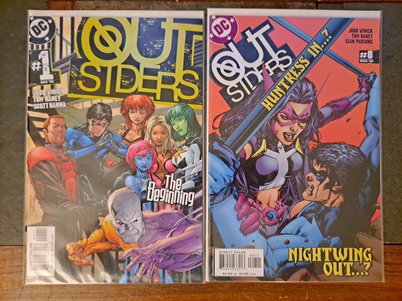 Outsiders (Vol. 3) #1-47, Annual 1, #8 2nd Sabbac, #1 1st Thunder & Grace Choi