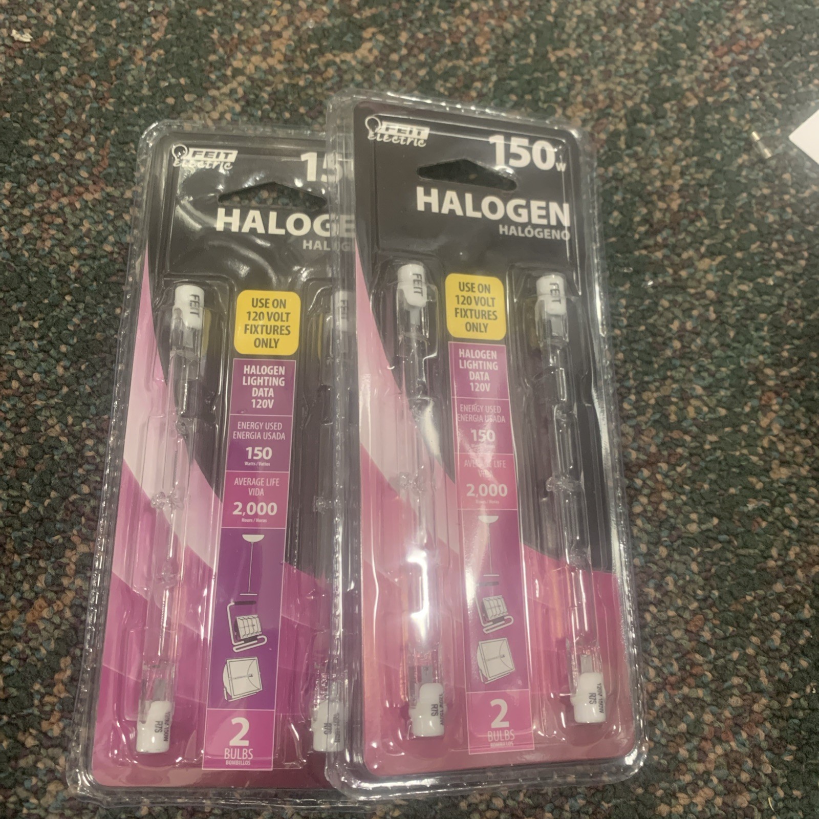 150w Outdoor Halogen Worklight 2 Pack