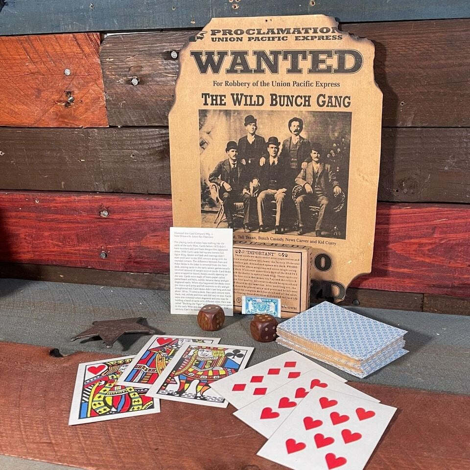 Pharo Cards Old West 52 Poker Card Deck With Square Corners (4″ x 3″)