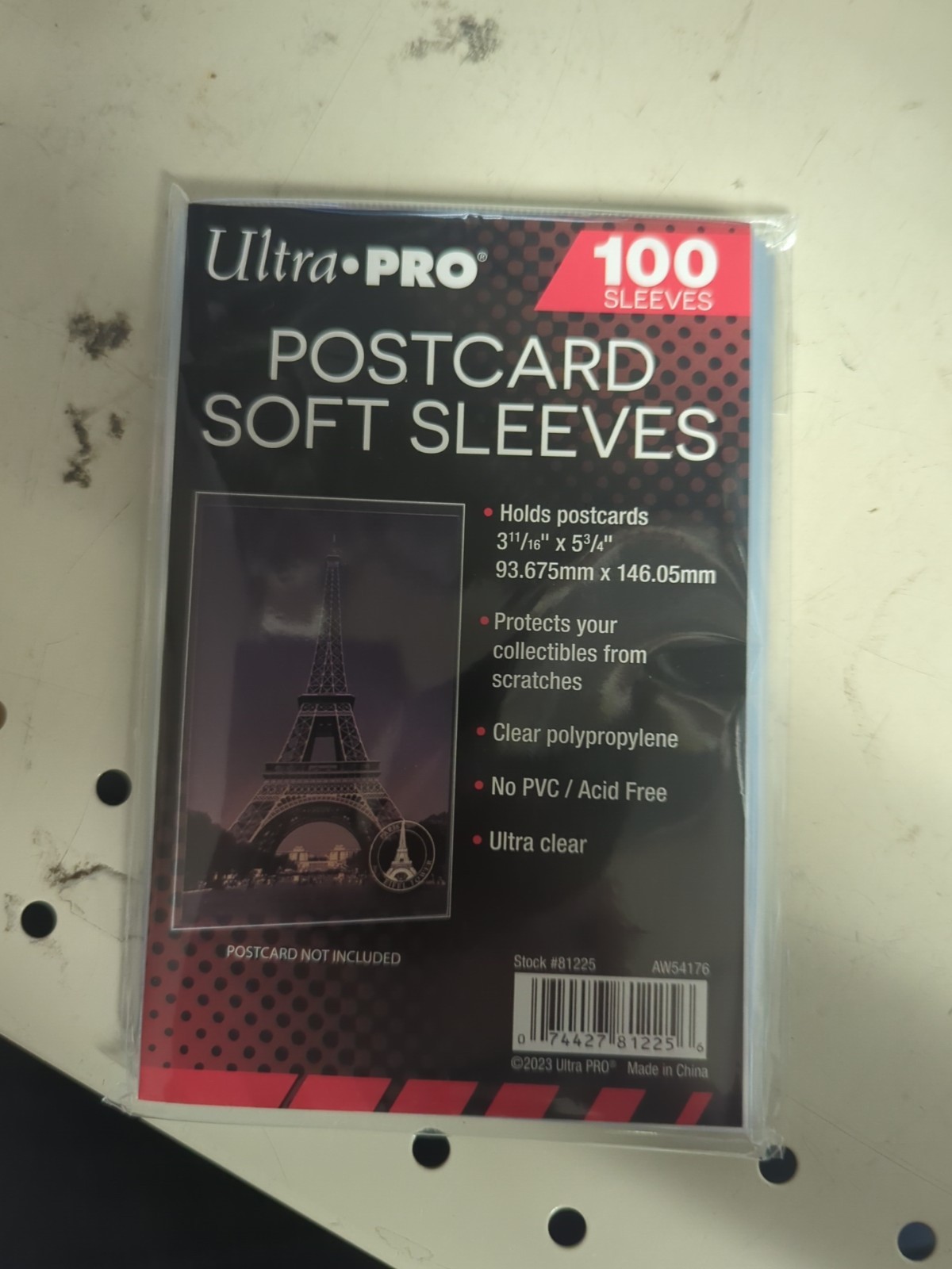 Ultra PRO Postcard Sleeves – 100 Pieces