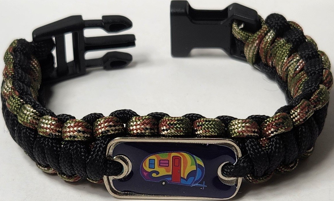 Camper Life Collectible Premium Paracord Bracelet (Heavy Duty)