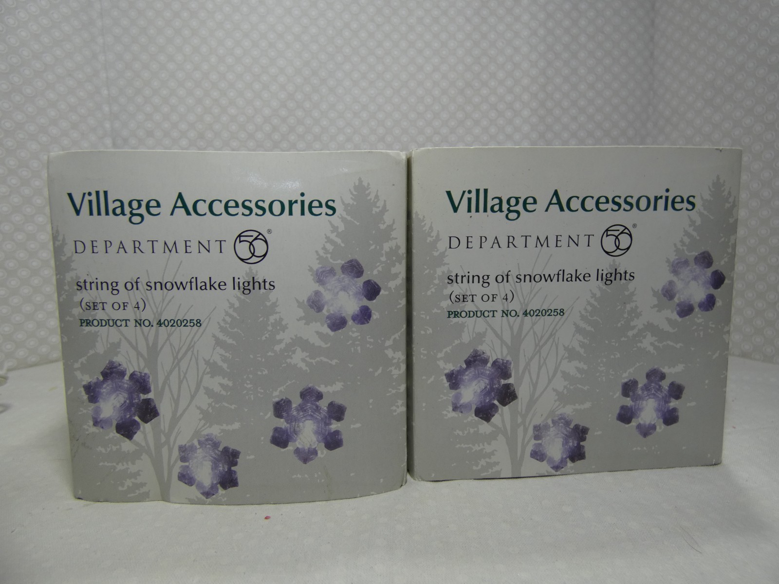 Department 56 “String of Snowflake Lights” #4020258 – 2 Boxes! – Tested and Work