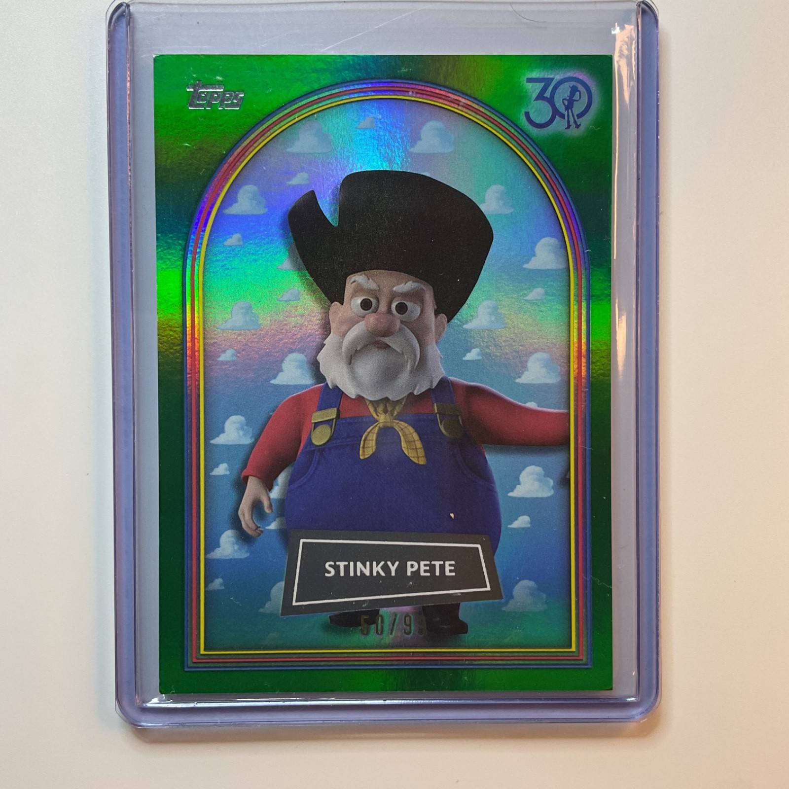 2025 Topps Toy Story Stinky Pete Green Foil 50/99