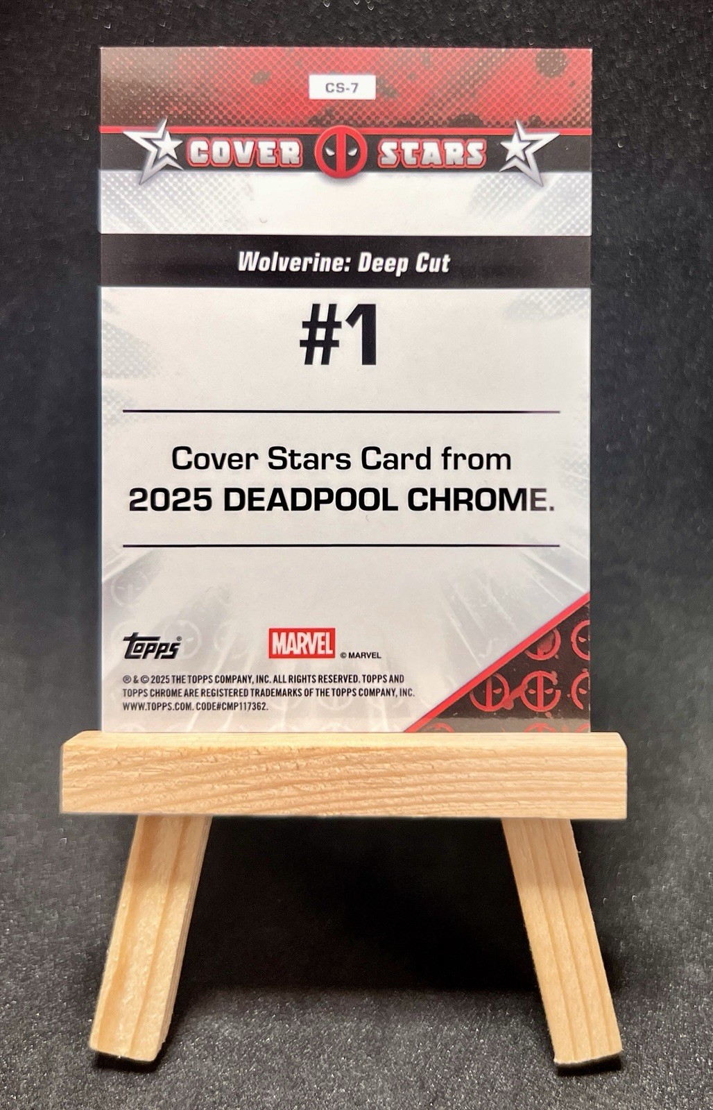 2025 Topps Chrome Deadpool – Cover stars #1 Wolverine: Deep Cut 19/25
