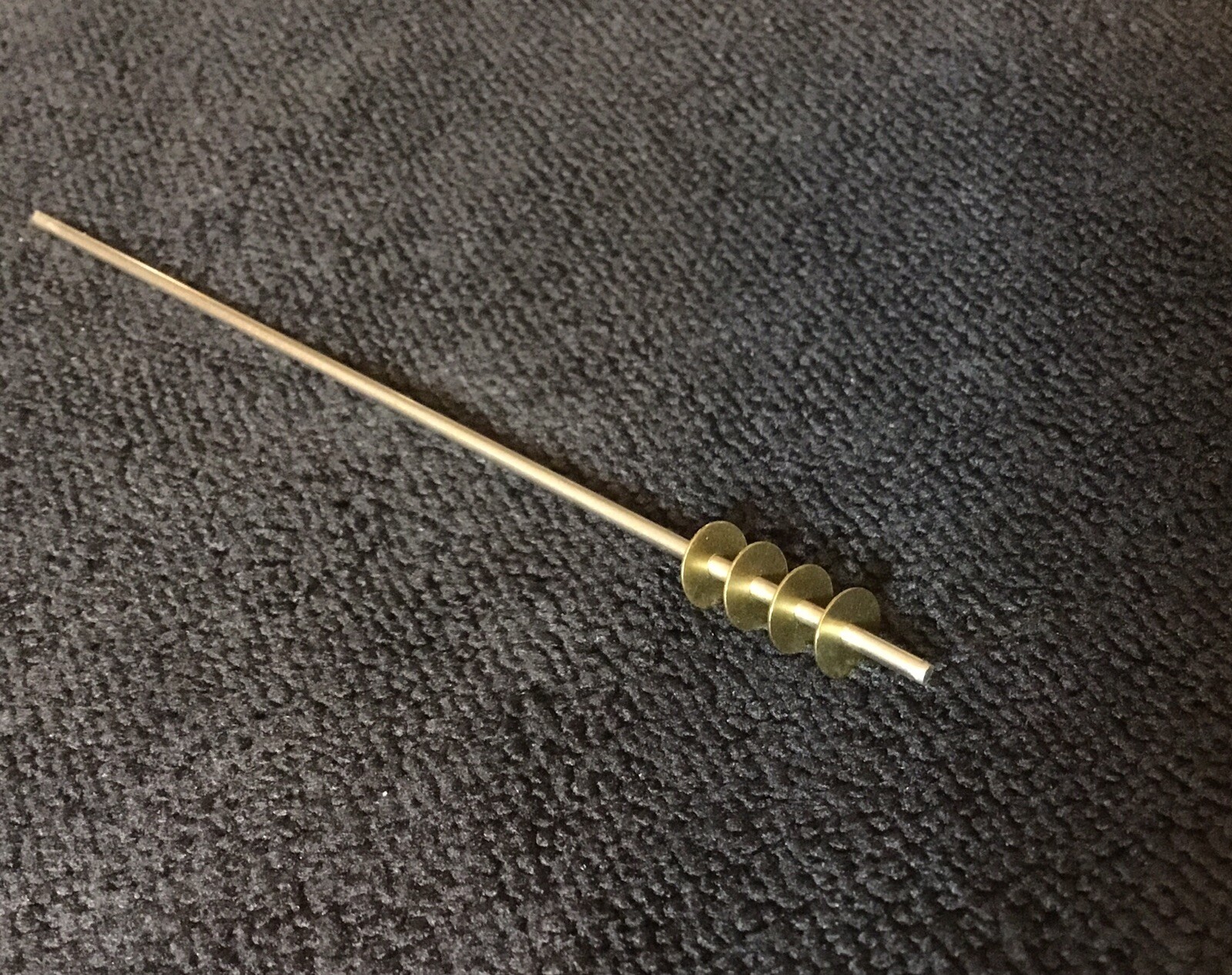 60 Brass inside pivot thrust washers custom made for straight razor restoration.